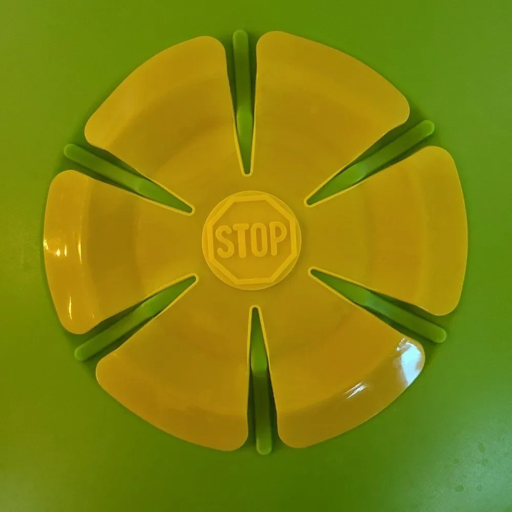 Kochblume TWO Silicone Bowl Pot Lid Covers Spill Stopper Cooking Tool Flower
